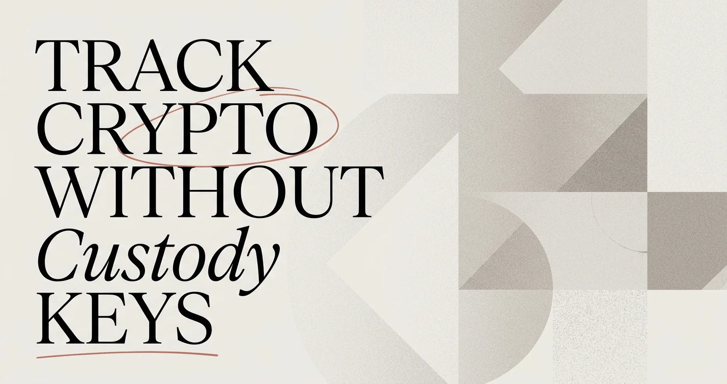 Crypto App No Custody: Track Coins Without Keys