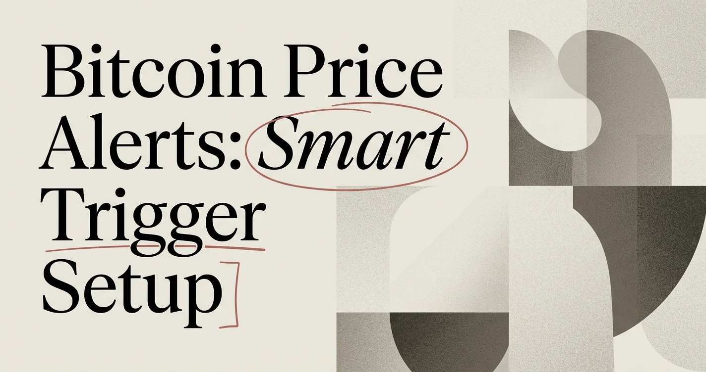 Bitcoin Price Alerts: Setting Smart Triggers on Your Phone