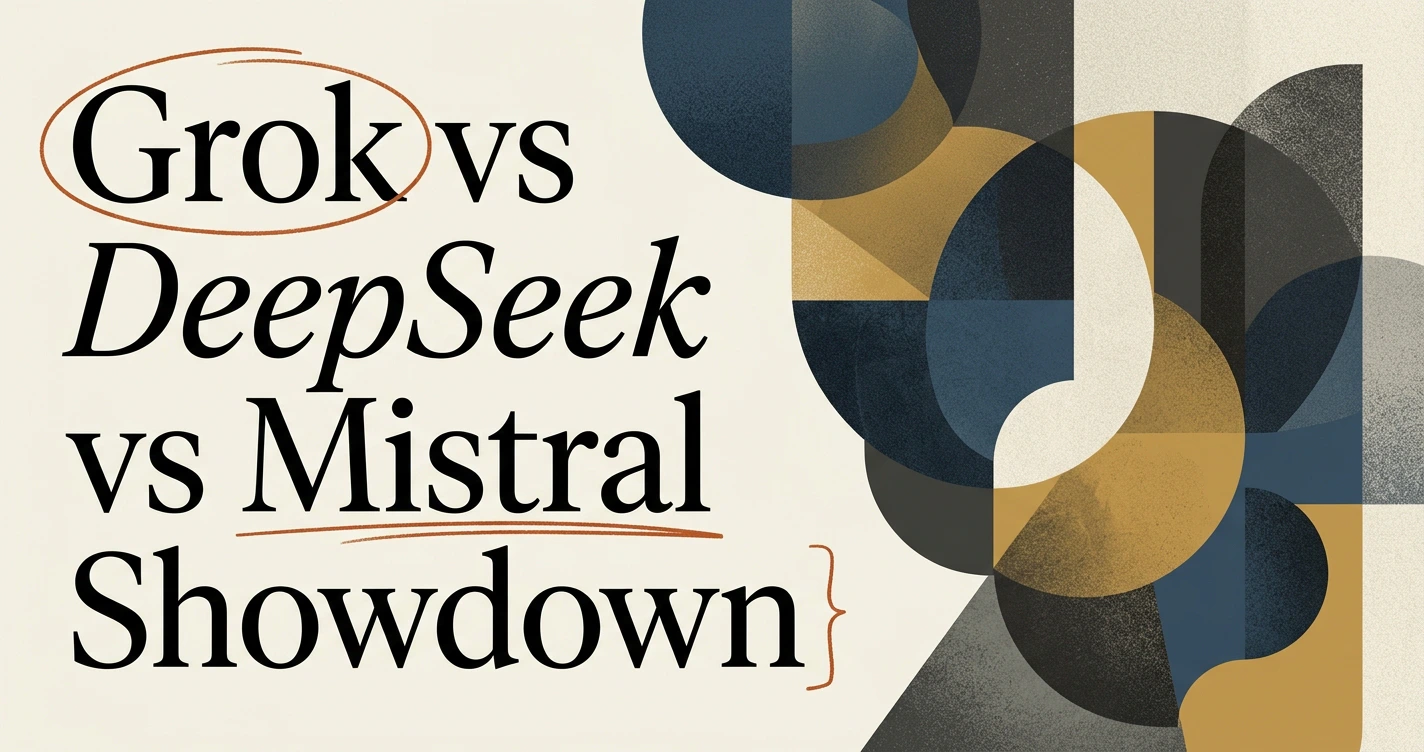 Grok vs DeepSeek vs Mistral: Challenger AI Models