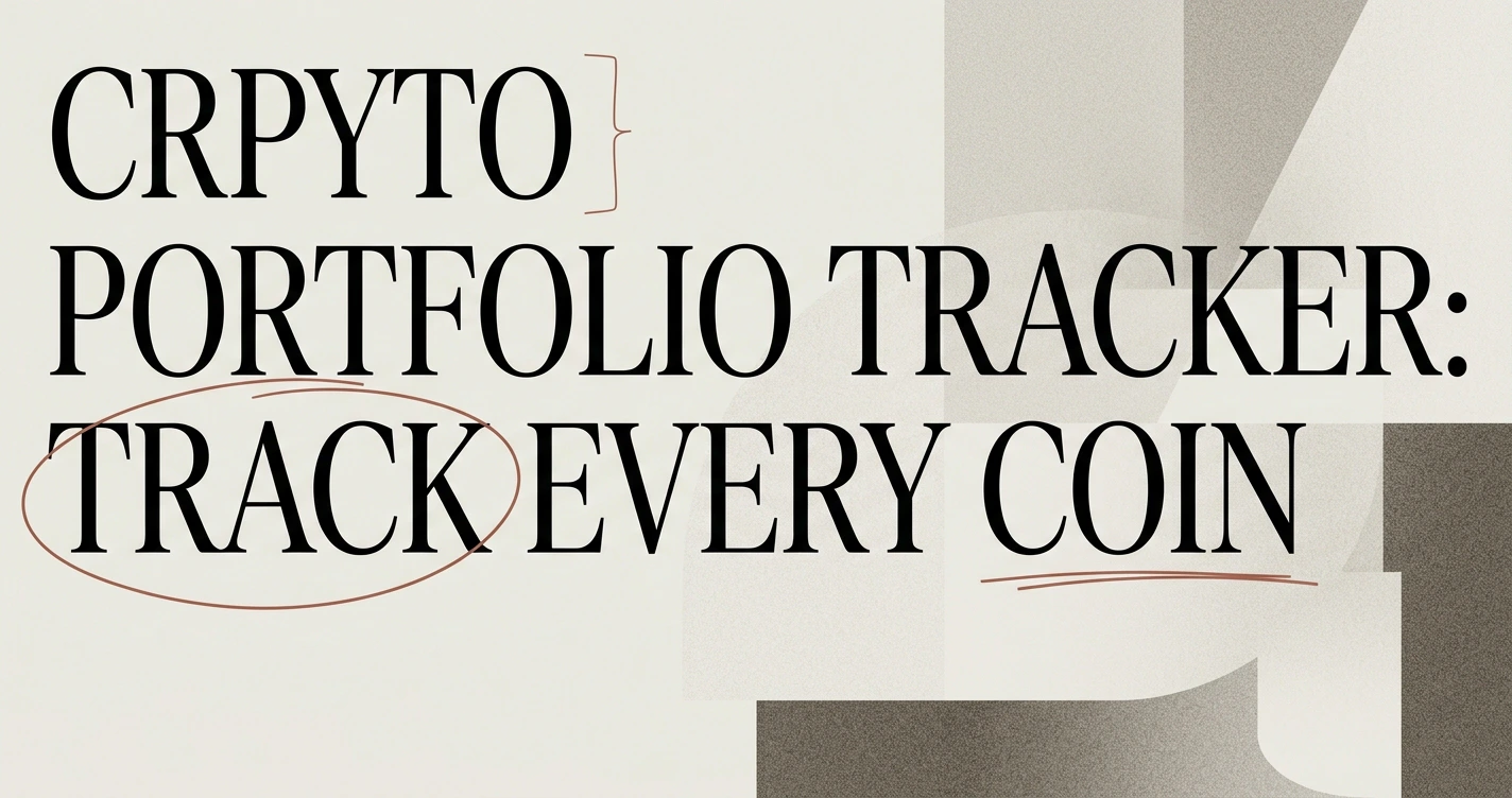 Crypto Coin Portfolio Tracker: Track Every Coin